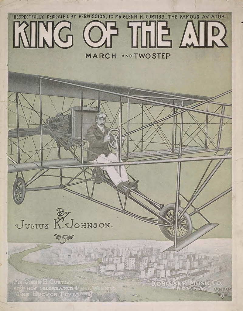 Illustration for article titled 30 Hundred-Year-Old Sheet Music Covers Celebrating the Joy and Thrill of Flight